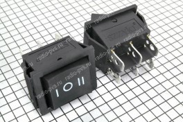 Переключатель RS-203-1 (KCD2-203-3) (on-off-on) (чёрный)