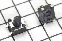 Кнопка мини  4,5х4,5   4 pin  горизонтальная  H- 3,8 мм (K-09)