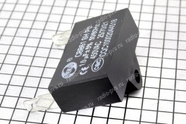 Конденсатор CBB-61  1,0 &micro;F x 450V  ( &plusmn; 5%/50Hz-60Hz 10x20x35) - МБГЧ(и) (клеммы)