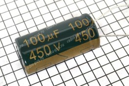 Конденсатор 100,0 х 450 V (18 х 30) 105&deg;