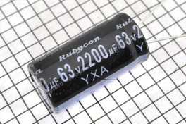 Конденсатор 2200,0 х 63 V (18 х 36) 105&deg;