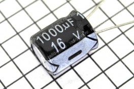 Конденсатор 1000,0 х 16 V (10 х 17)
