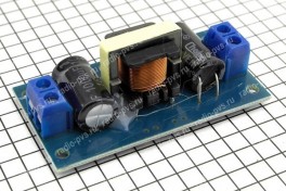 Плата фильтра питания ФП-5А 12В для автомагнитол (на катушке ЕЕ-19, клемма плата-провод 2 контакта)  (PVS)