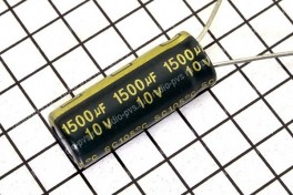 Конденсатор 1500,0 х 10 V (8 х 20) 105&deg;