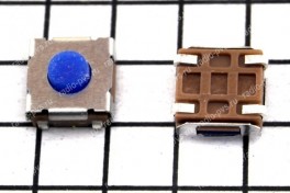 Кнопка мини  6х6   4 pin  горизонтальная  H- 3 мм SMD