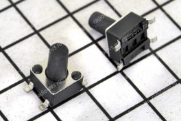 Кнопка мини  4,5х4,5   4 pin  горизонтальная  H- 7,0 мм (K-09) SMD