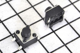 Кнопка мини  4,5х4,5   4 pin  горизонтальная  H- 4,3 мм (K-09) SMD