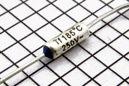 Термопредохранитель на Т-185&deg; С  10А, 250V  (уп 10 шт)