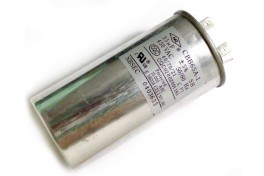 Конденсатор CBB-65  35 &micro;F x 450V  ( &plusmn; 5%/50Hz-60Hz) (клеммы) металлический корпус